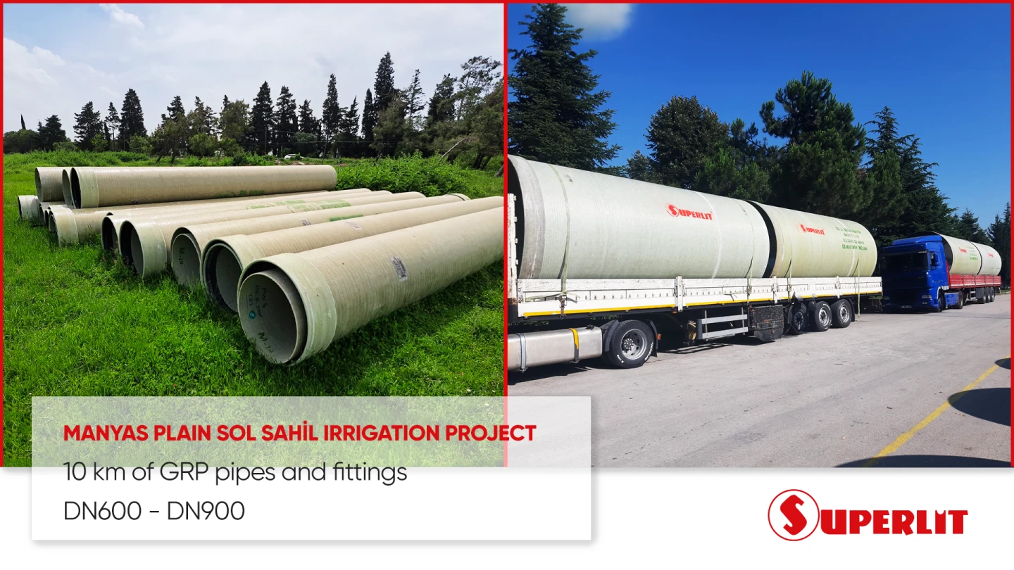 Sahil Project Superlit GRP Pipes were Preferred for the Manyas Plain Sol Sahil ...