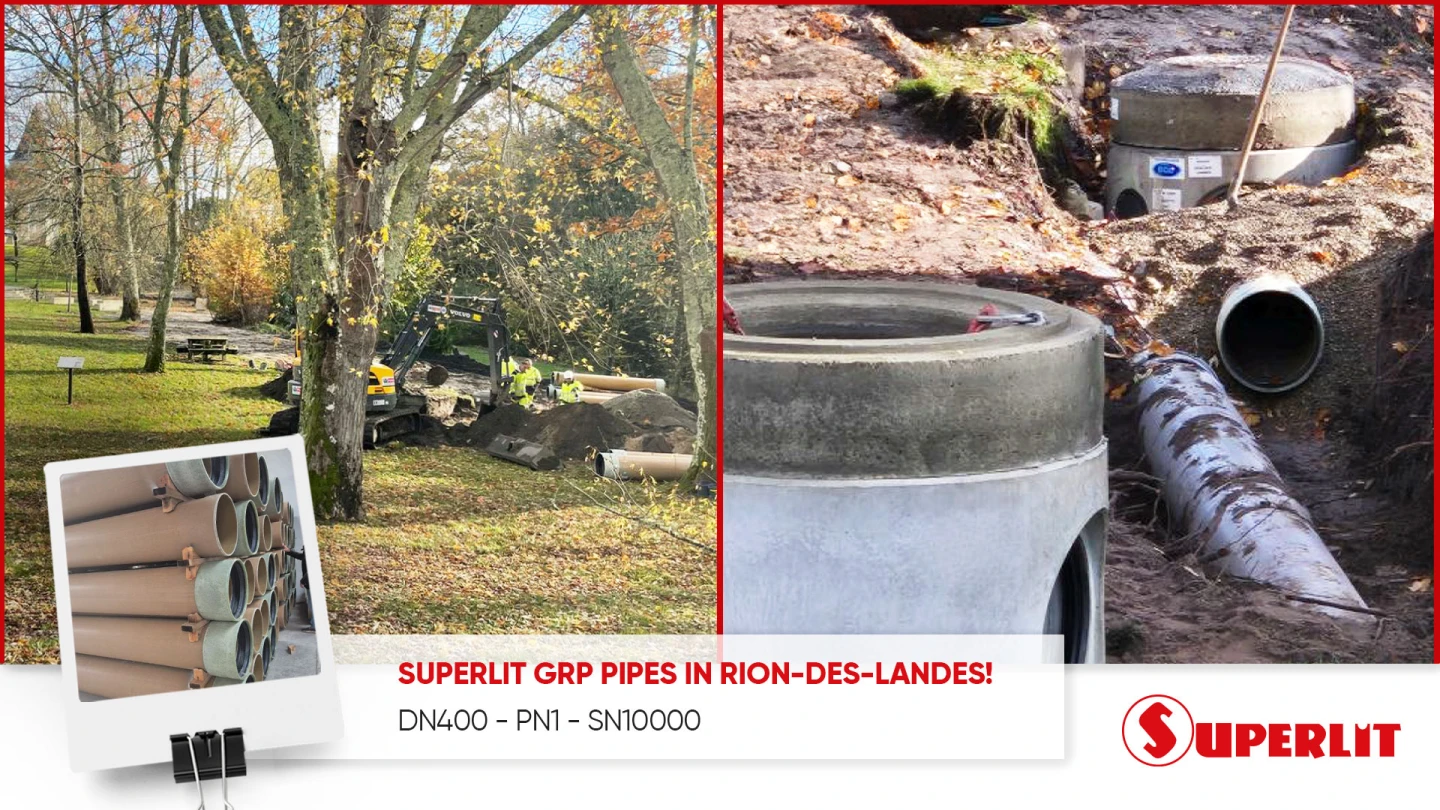 Post Rion CONDUITES GRP SUPERLIT À RION-DES-LANDES | Superlit